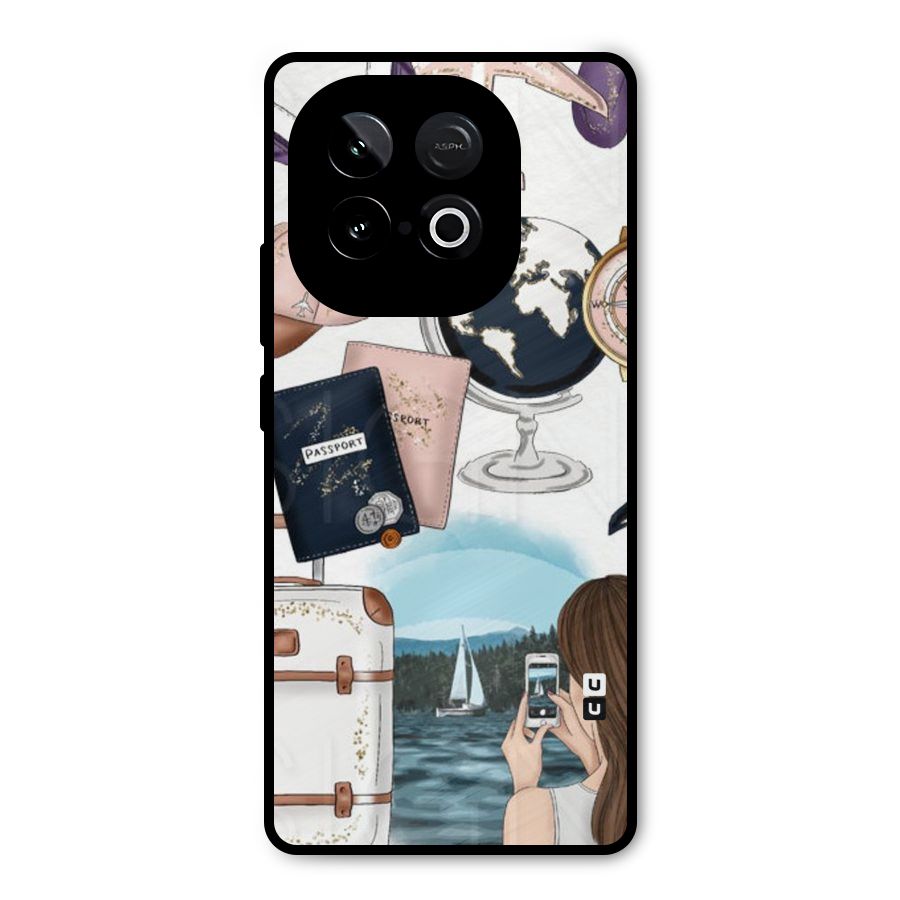 Travel Diaries Metal Back Case for iQOO Neo 10