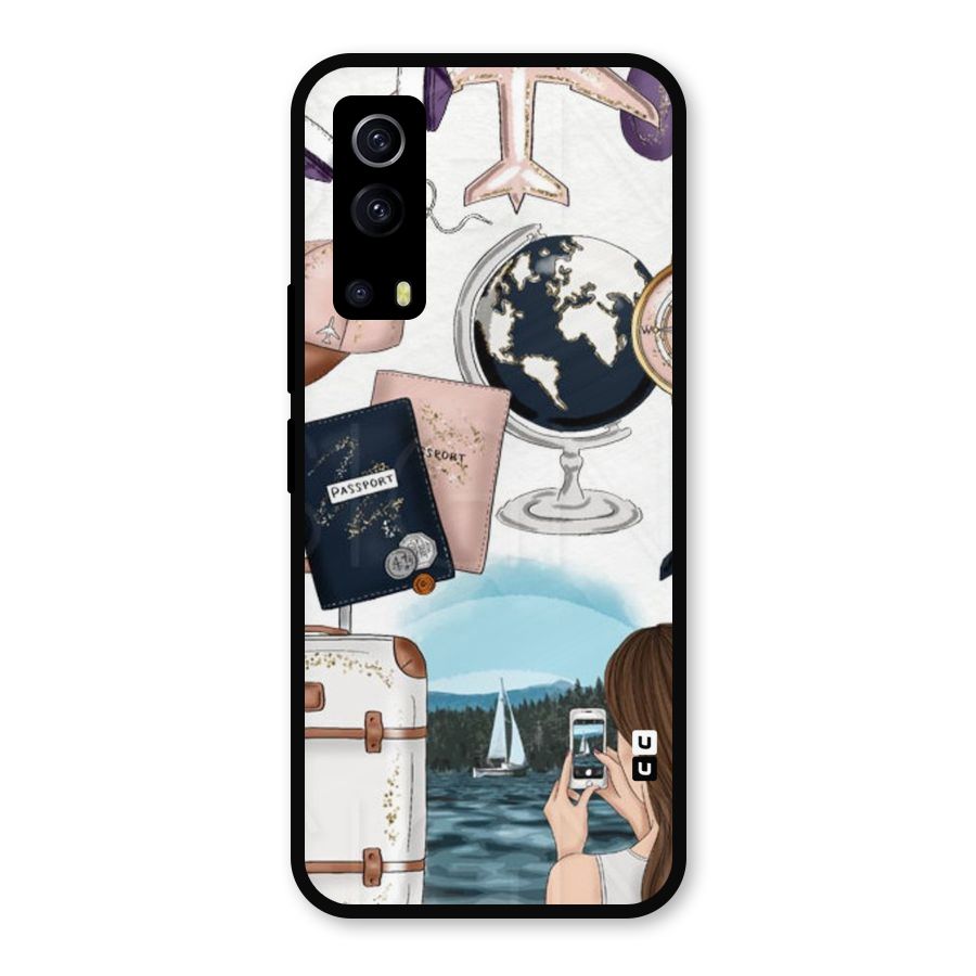 Travel Diaries Metal Back Case for iQOO Z3