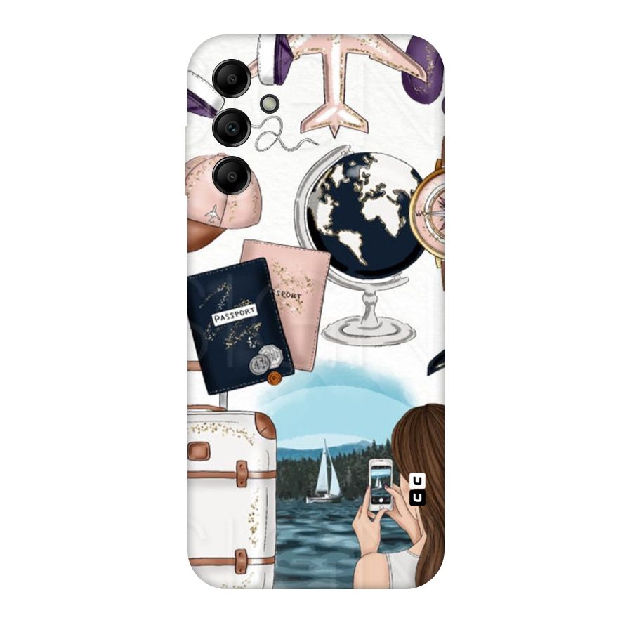 Travel Diaries Original Polycarbonate Back Case for Galaxy A14 5G