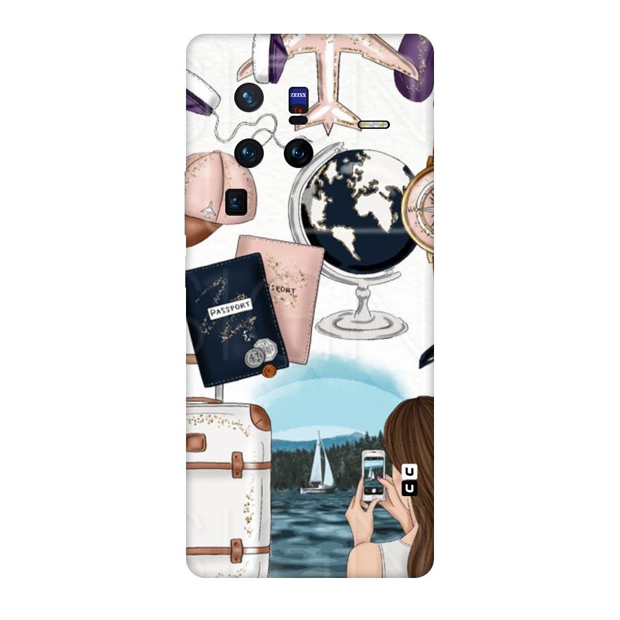 Travel Diaries Original Polycarbonate Back Case for Vivo X80