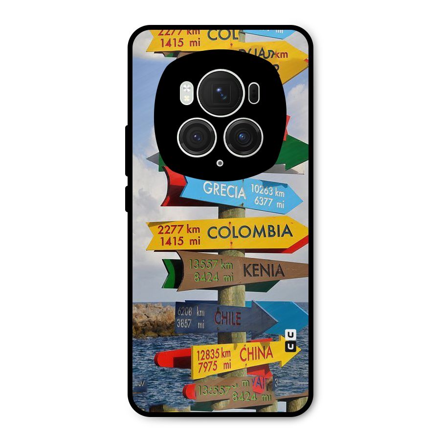 Travel Directions Metal Back Case for Honor Magic6 Pro