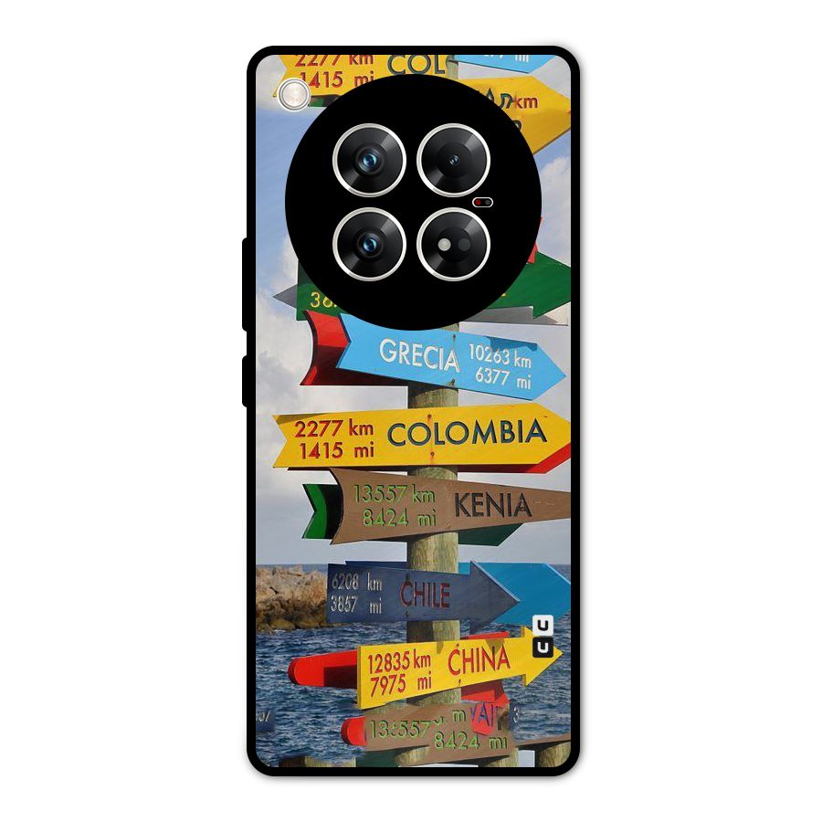 Travel Directions Metal Back Case for Infinix Zero 40 5G