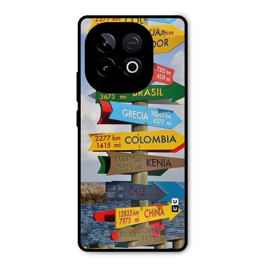Travel Directions Metal Back Case for iQOO Neo 10