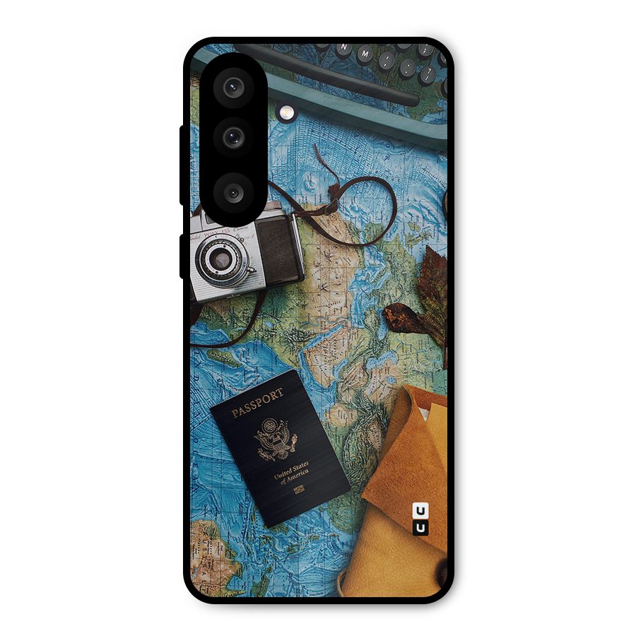 Travel Essentials Metal Back Case for Galaxy M56