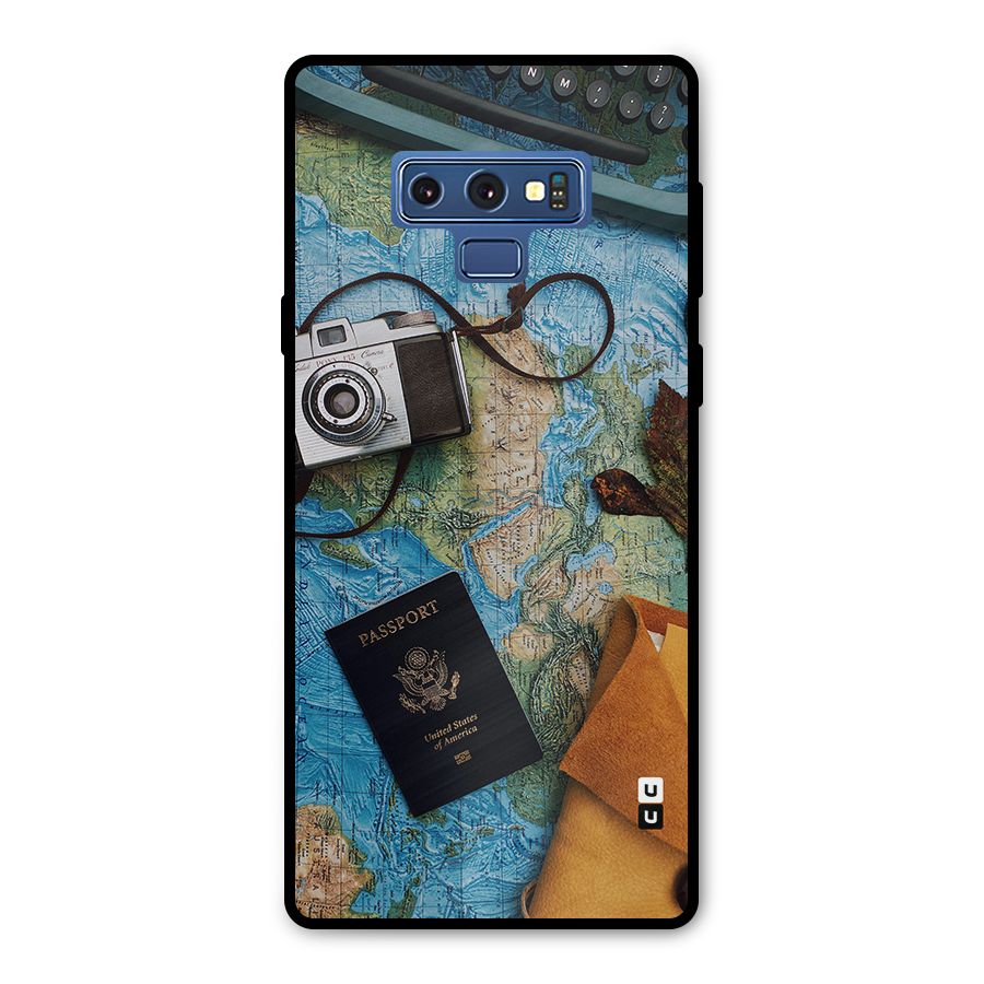 Travel Essentials Metal Back Case for Galaxy Note 9