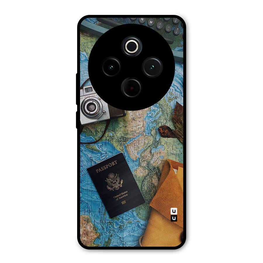Travel Essentials Metal Back Case for Vivo T4