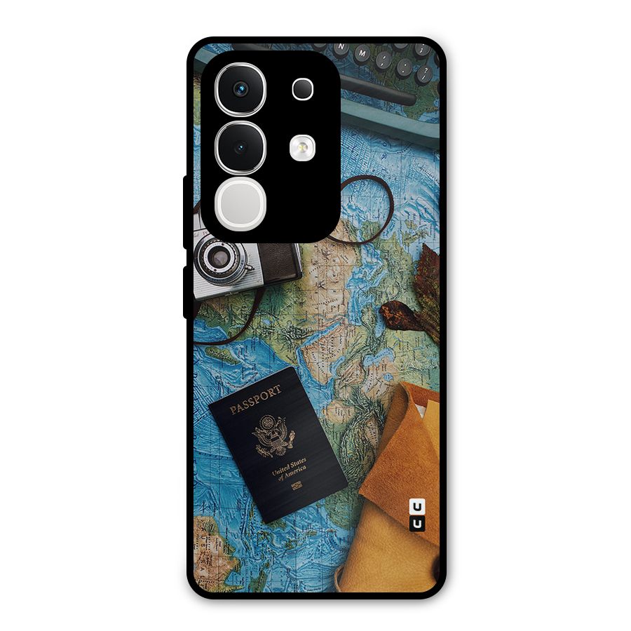 Travel Essentials Metal Back Case for Vivo T4x