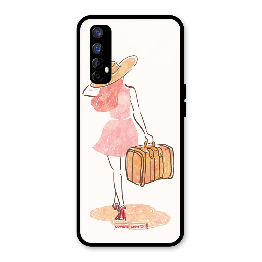 Travel Girl Glass Back Case for Realme Narzo 20 Pro