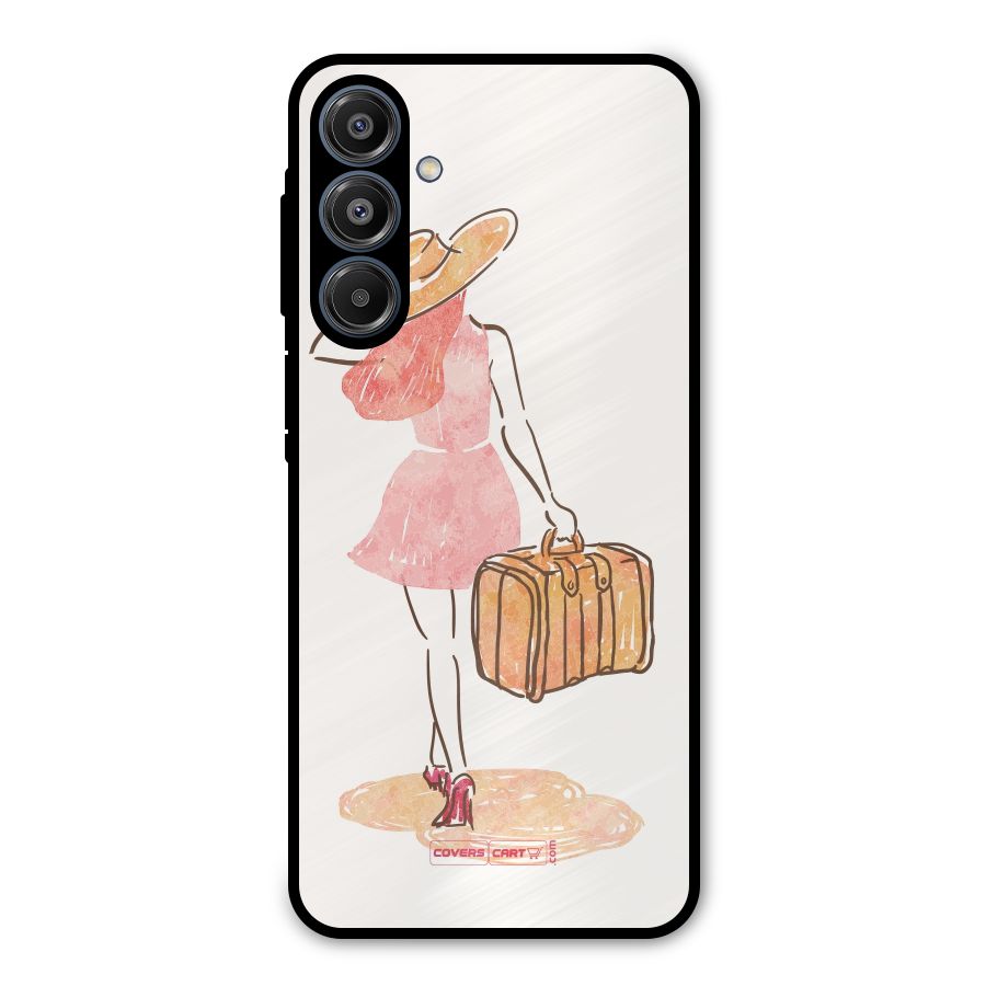 Travel Girl Metal Back Case for Galaxy A16 5G