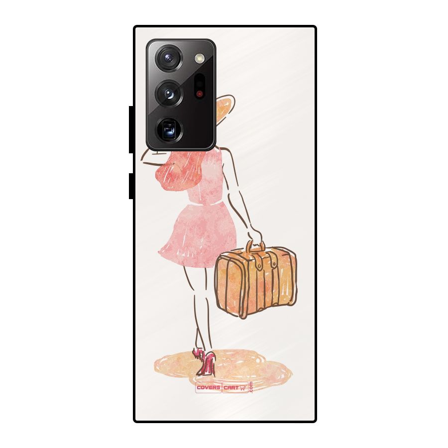Travel Girl Metal Back Case for Galaxy Note 20 Ultra