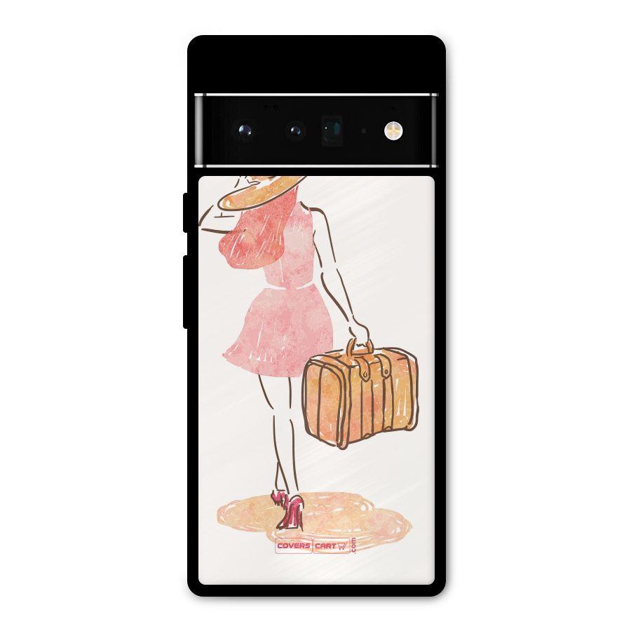 Travel Girl Metal Back Case for Google Pixel 6 Pro