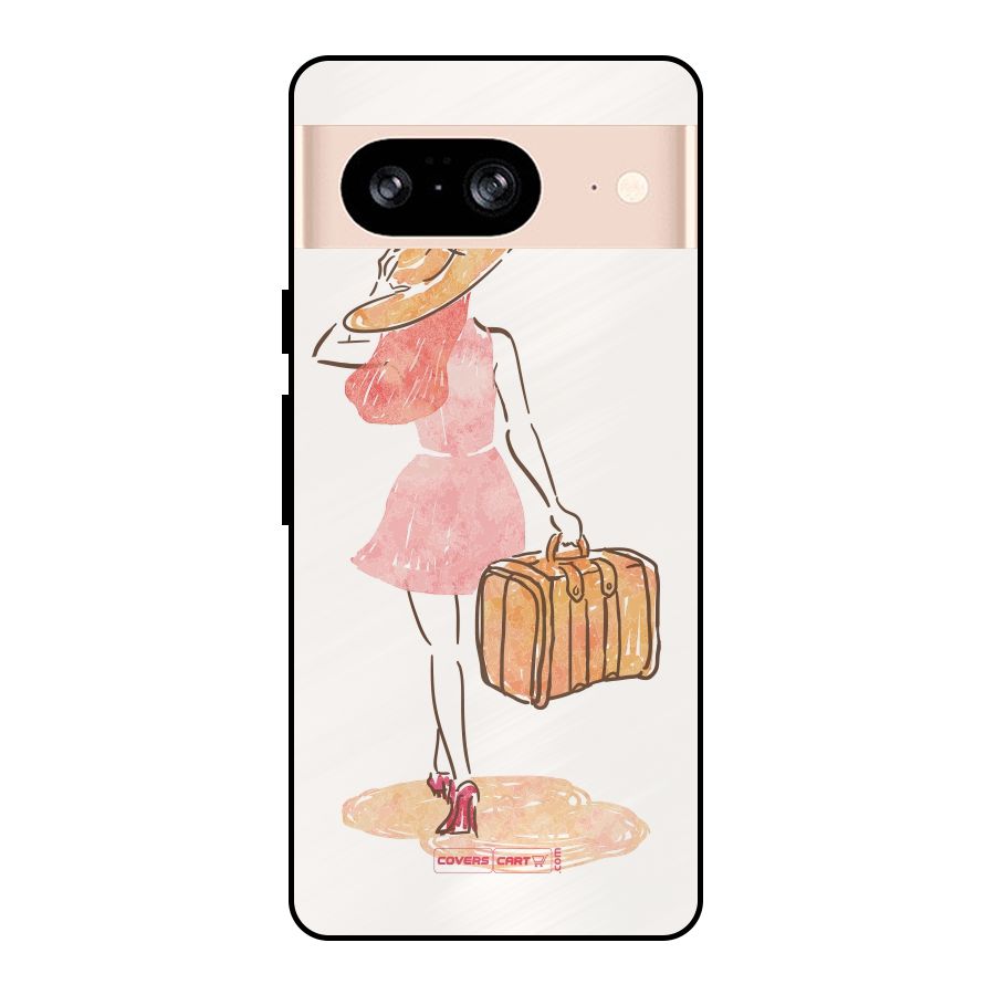 Travel Girl Metal Back Case for Google Pixel 8