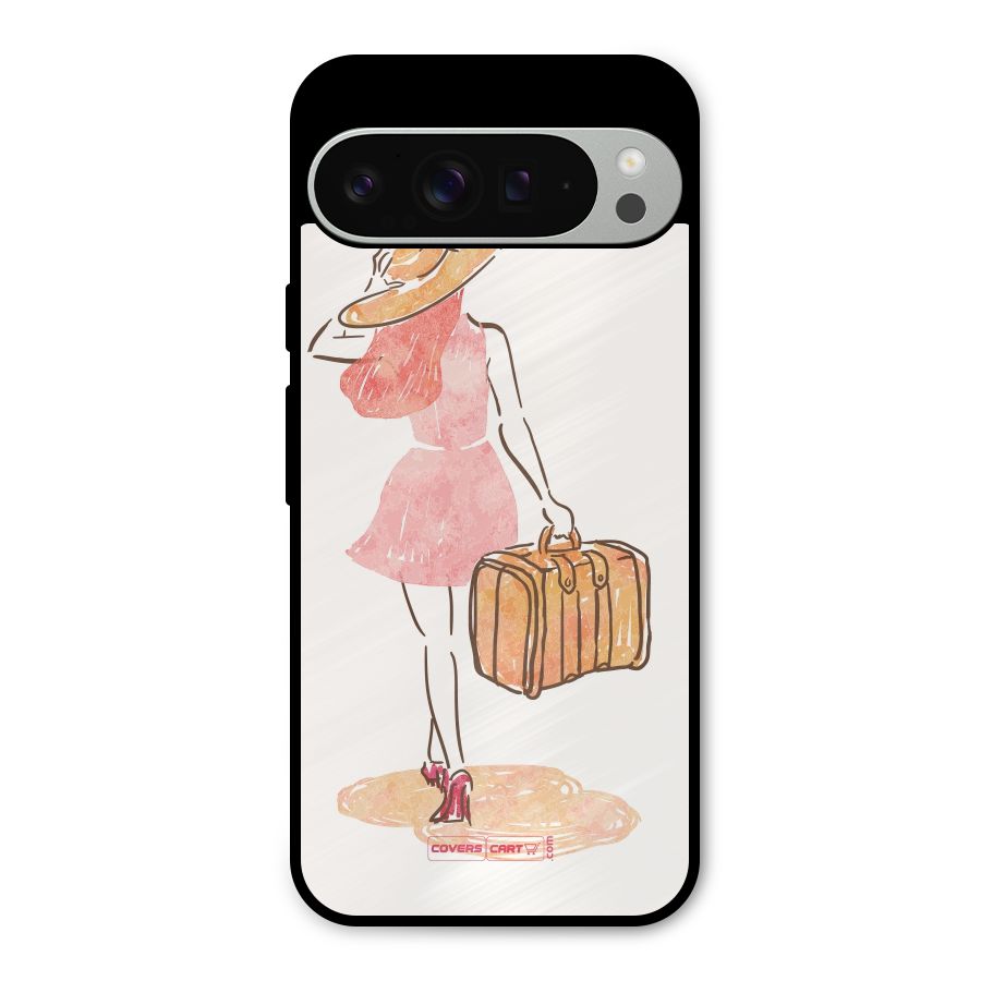 Travel Girl Metal Back Case for Google Pixel 9 Pro XL