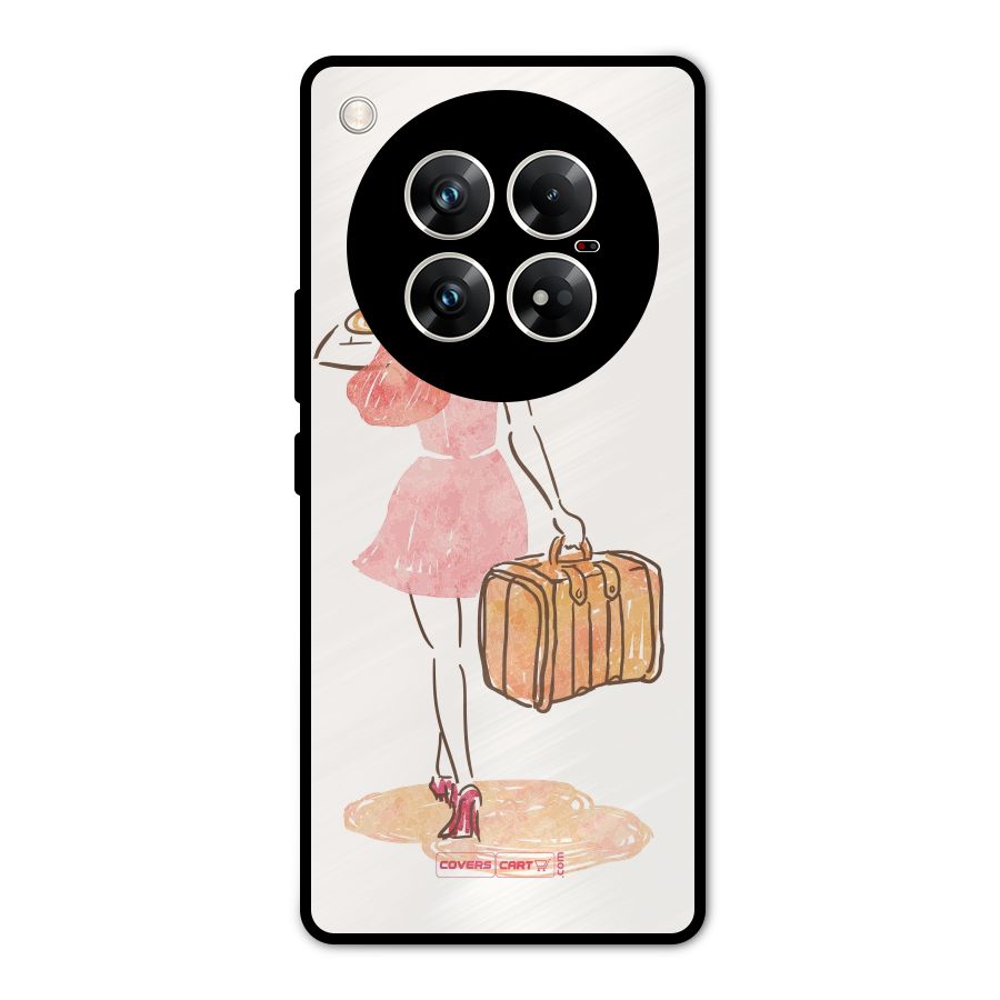 Travel Girl Metal Back Case for Infinix Zero 40 5G