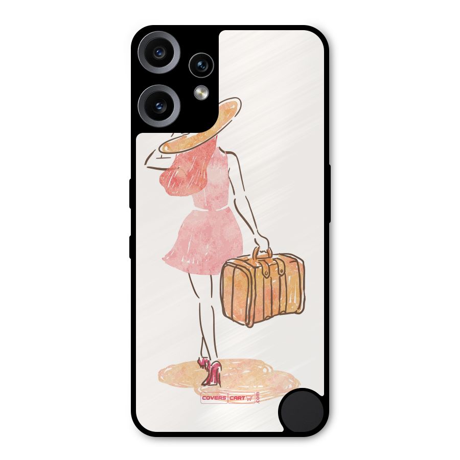 Travel Girl Metal Back Case for Nothing CMF Phone 2 Pro
