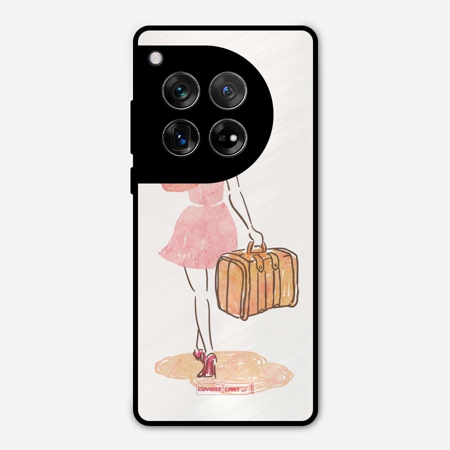 Travel Girl Metal Back Case for OnePlus 12