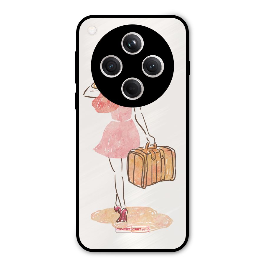 Travel Girl Metal Back Case for Oppo Find X8