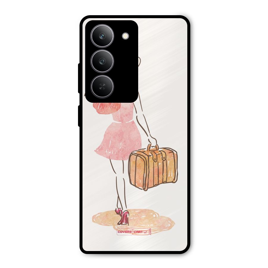 Travel Girl Metal Back Case for Realme 14x