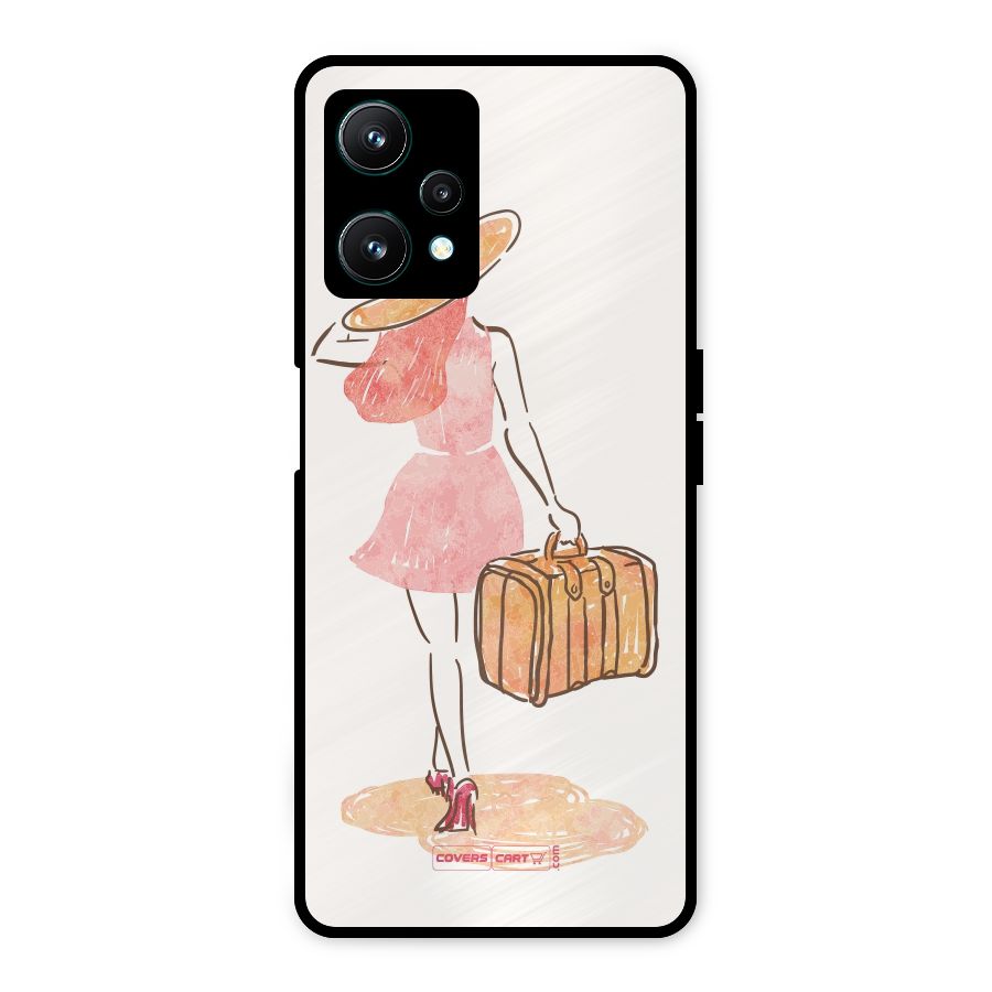 Travel Girl Metal Back Case for Realme 9 Pro 5G
