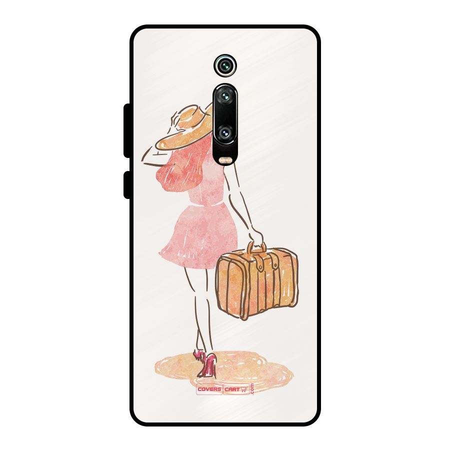 Travel Girl Metal Back Case for Redmi K20
