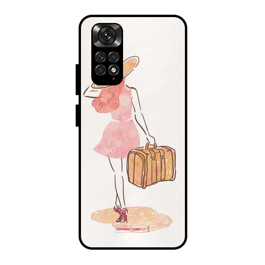 Travel Girl Metal Back Case for Redmi Note 11 Pro Plus 5G