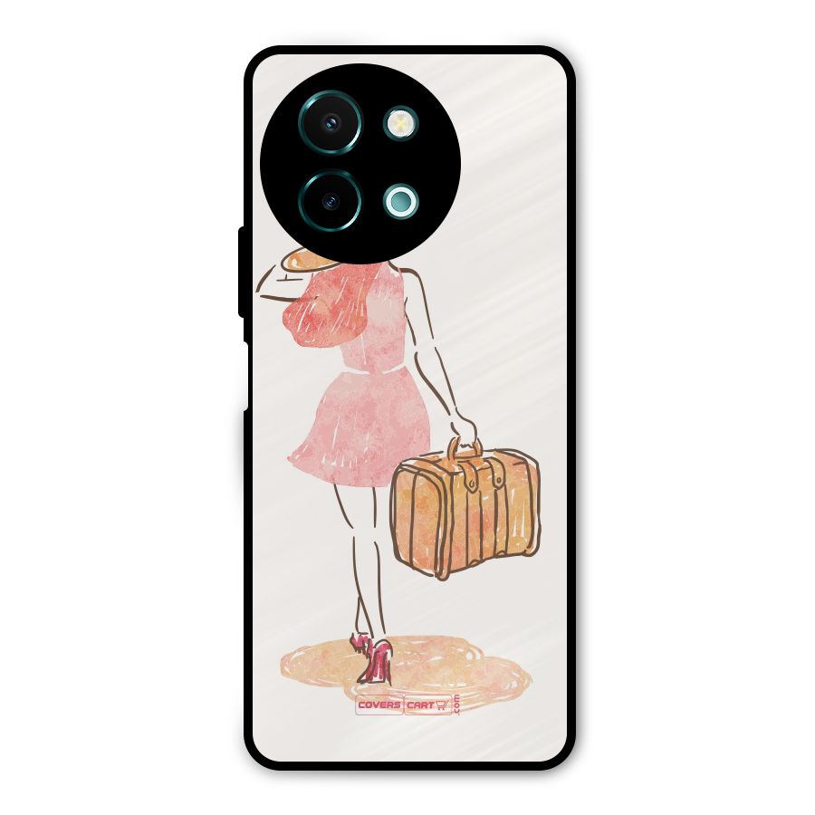 Travel Girl Metal Back Case for Vivo Y58