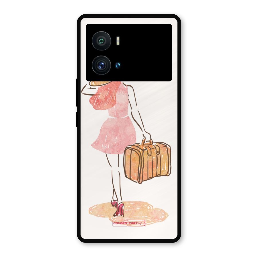 Travel Girl Metal Back Case for iQOO 9 Pro