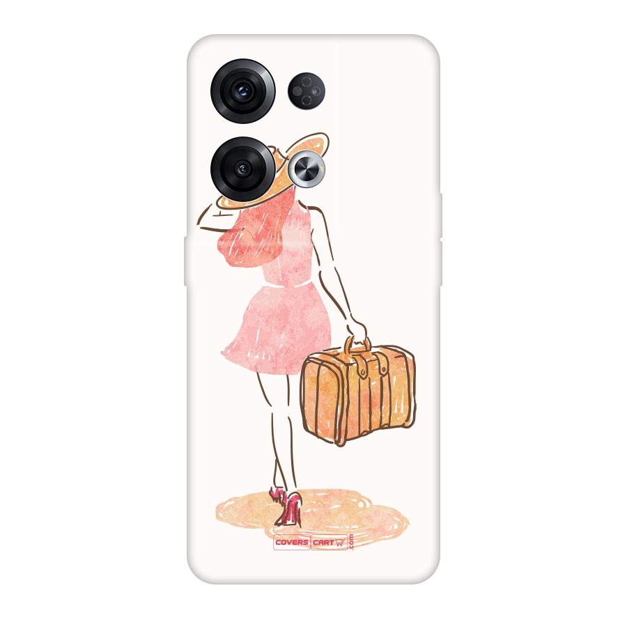 Travel Girl Original Polycarbonate Back Case for Oppo Reno8 Pro 5G