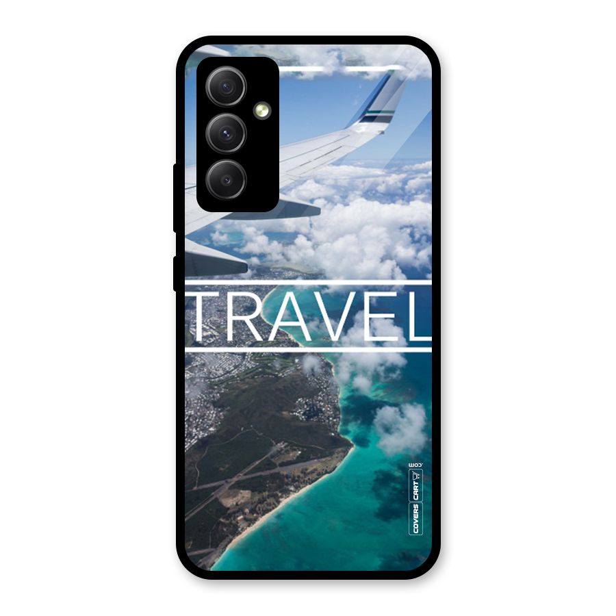 Travel Glass Back Case for Galaxy A34