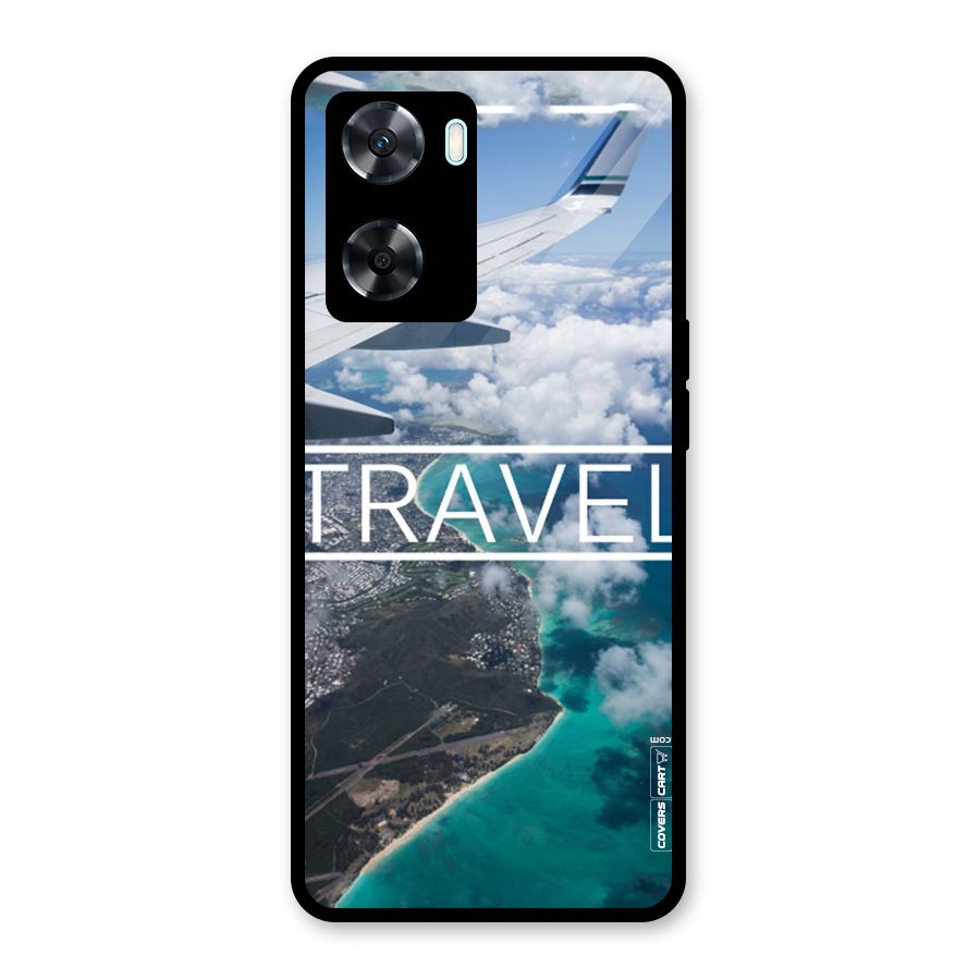 Travel Glass Back Case for Oppo A77s
