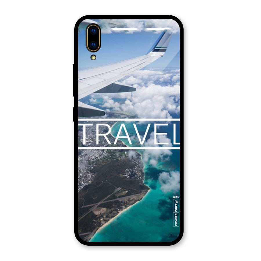 Travel Glass Back Case for Vivo V11 Pro