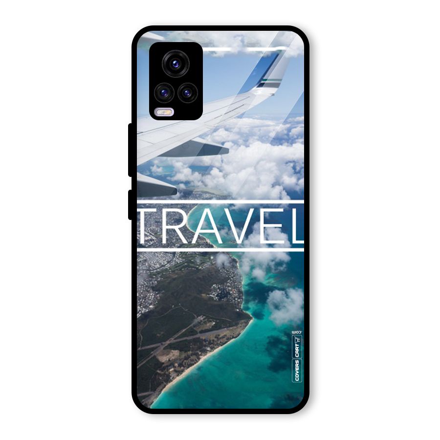 Travel Glass Back Case for Vivo V20 2021