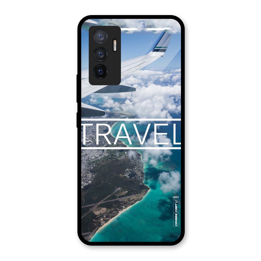 Travel Glass Back Case for Vivo V23e