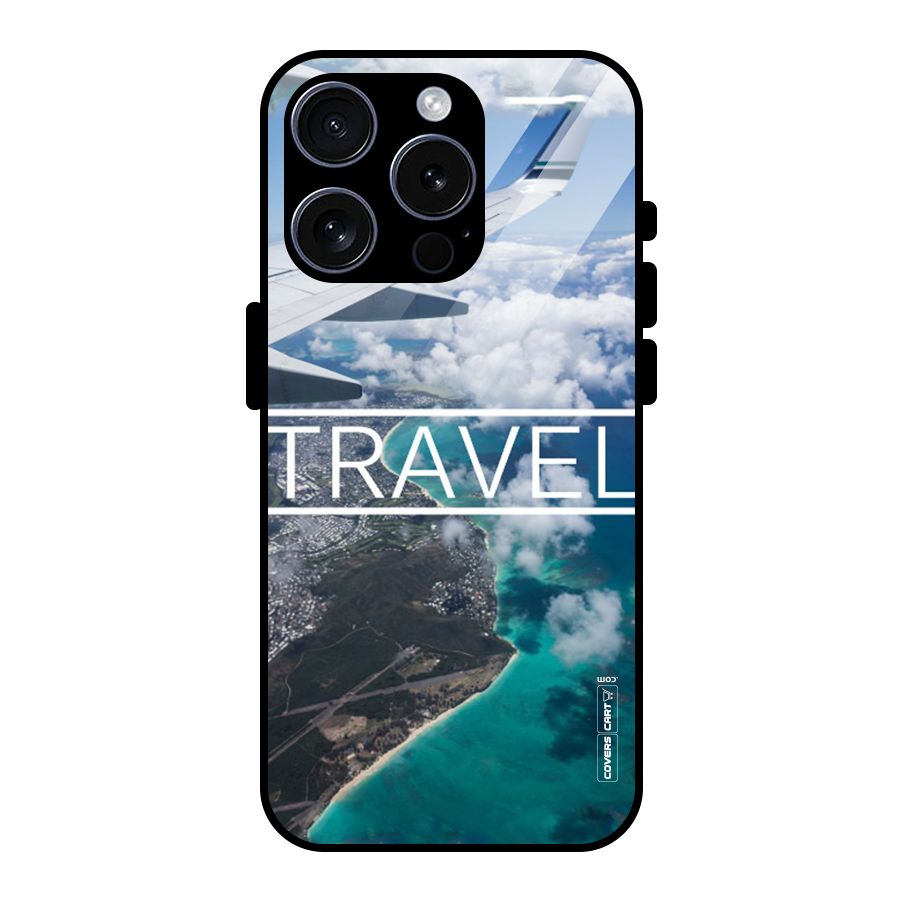 Travel Glass Back Case for iPhone 15 Pro