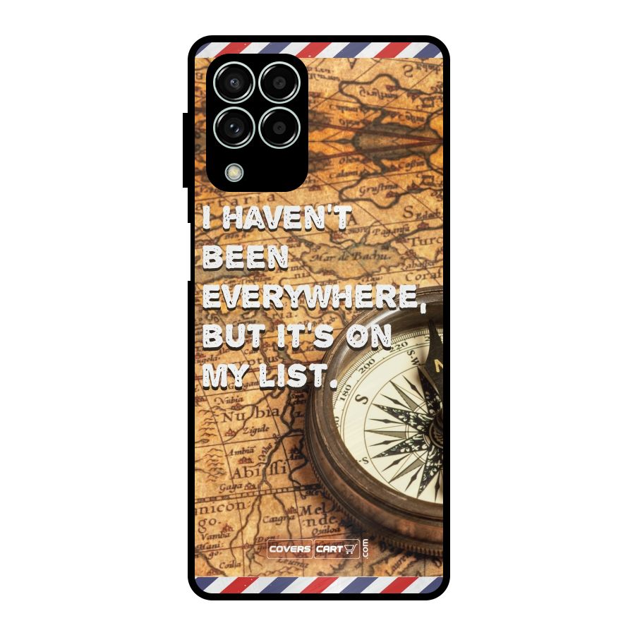 Travel Map Metal Back Case for Galaxy M33