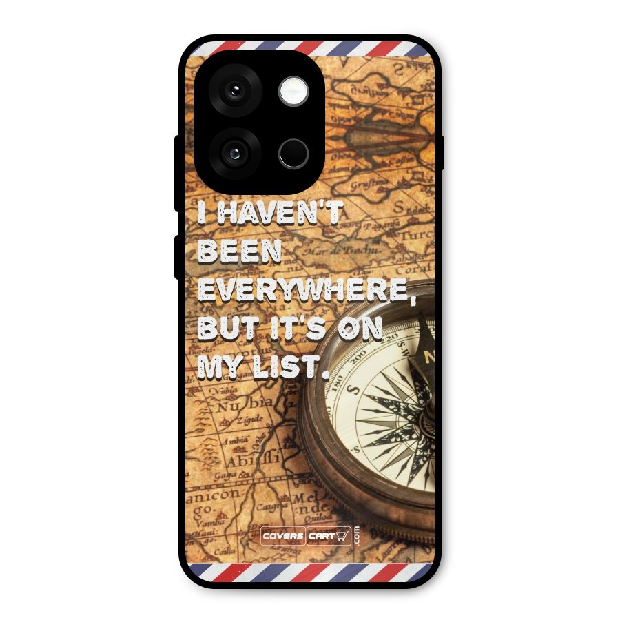 Travel Map Metal Back Case for OnePlus 13s