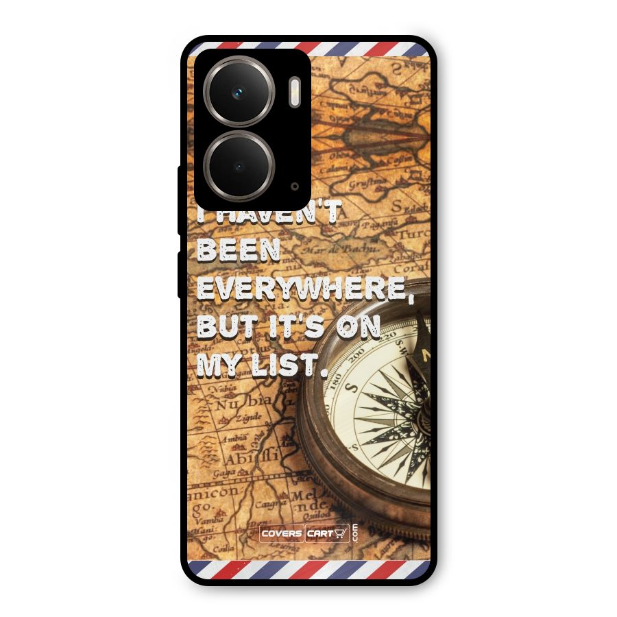Travel Map Metal Back Case for Realme P3