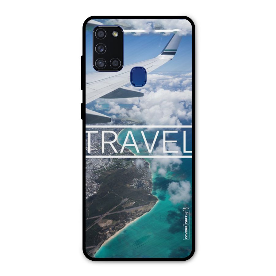 Travel Metal Back Case for Galaxy A21s