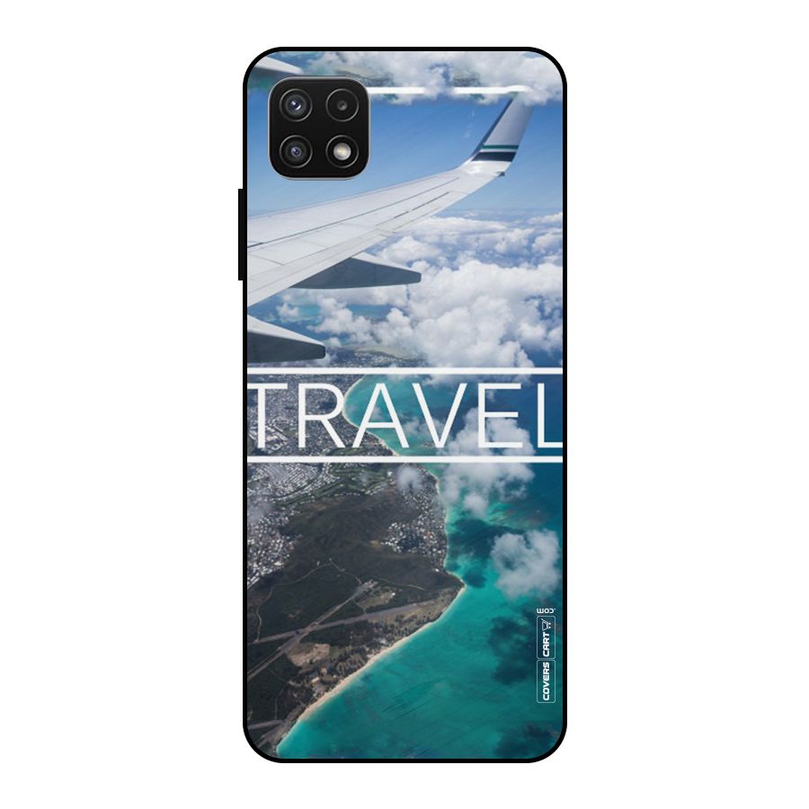 Travel Metal Back Case for Galaxy A22 5G