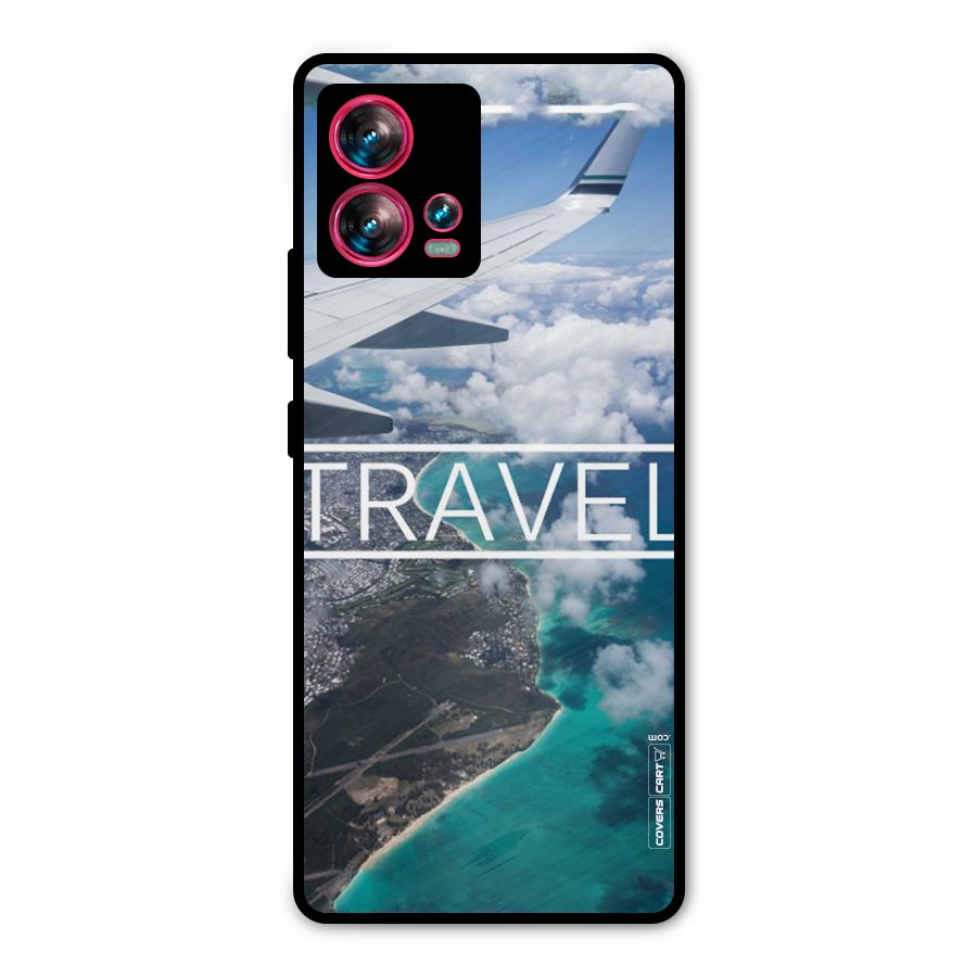 Travel Metal Back Case for Motorola Edge 30 Fusion