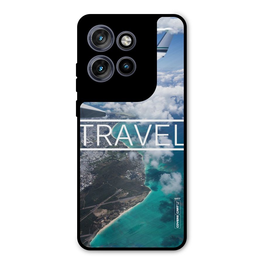 Travel Metal Back Case for Motorola Edge 50 Neo
