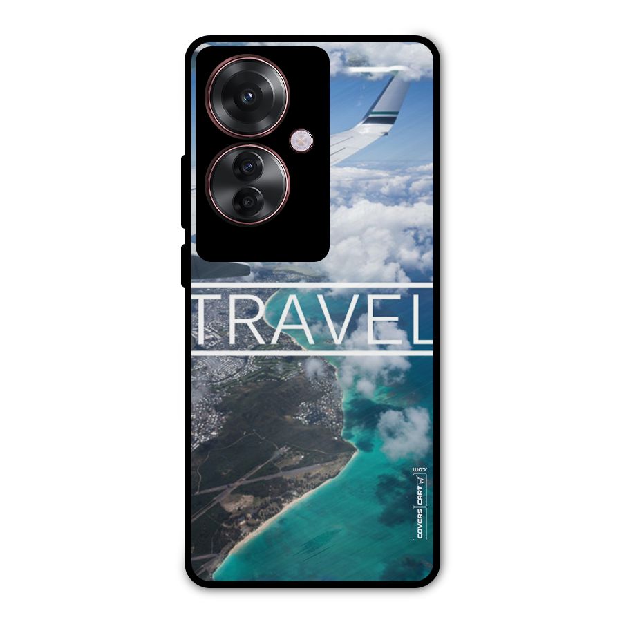 Travel Metal Back Case for Oppo F25 Pro