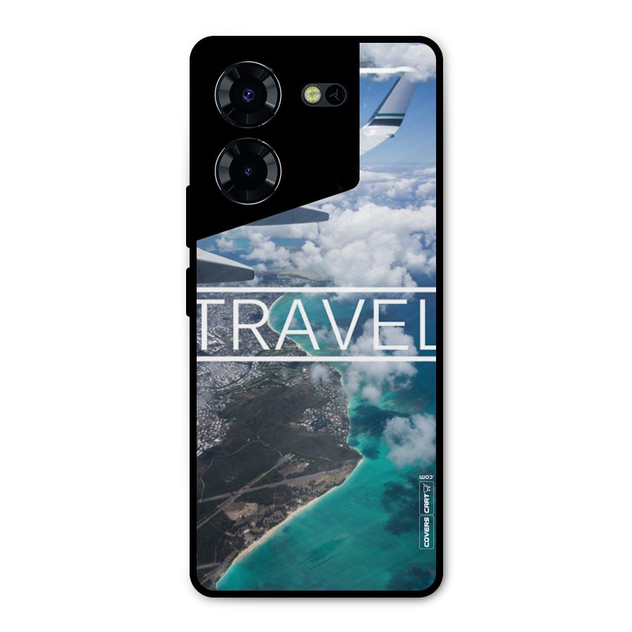 Travel Metal Back Case for Tecno Pova 5 Pro 5G