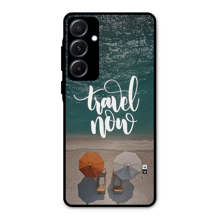 Travel Now Metal Back Case for Galaxy A55