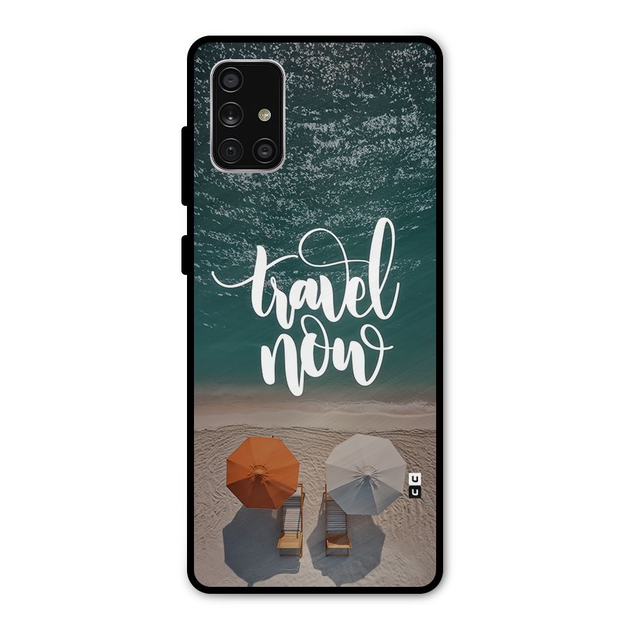 Travel Now Metal Back Case for Galaxy A71