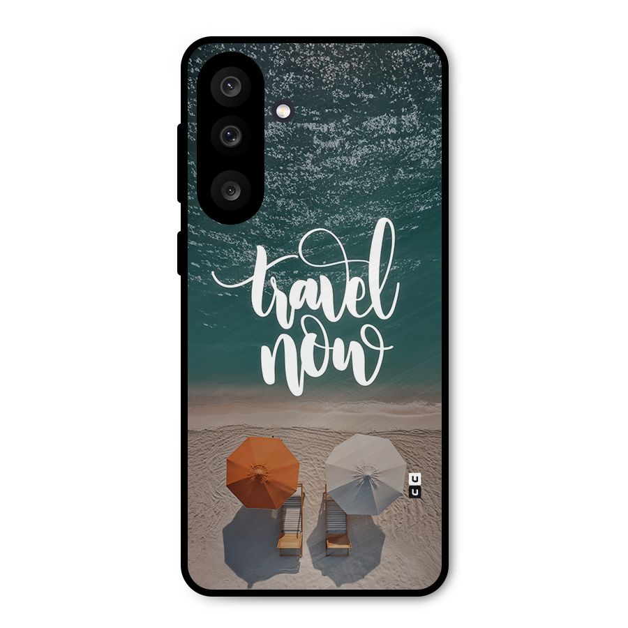 Travel Now Metal Back Case for Galaxy F56