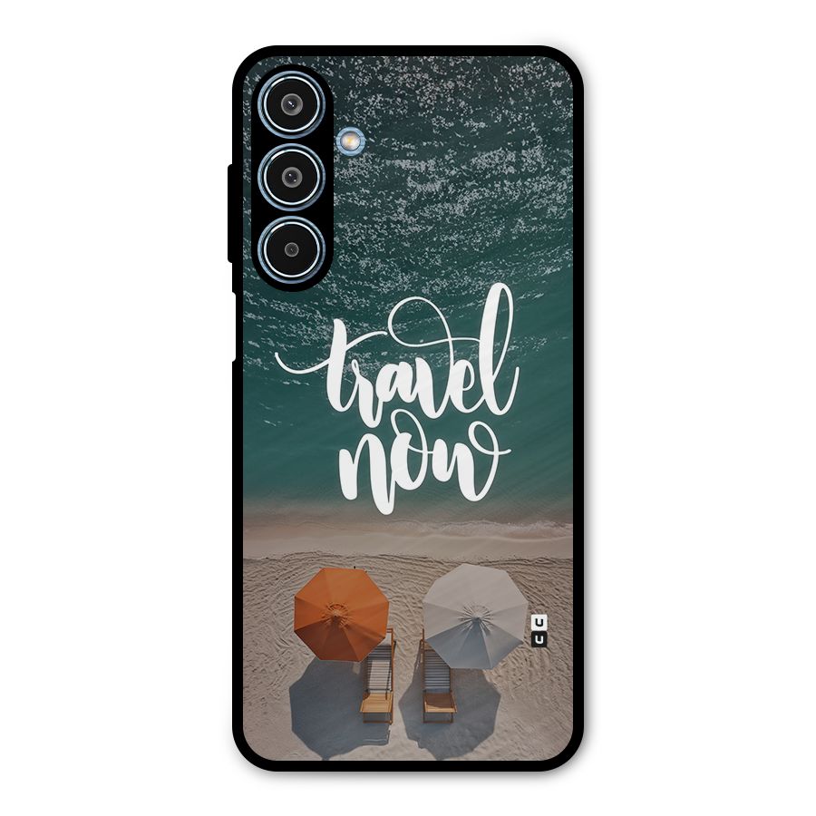 Travel Now Metal Back Case for Galaxy M35