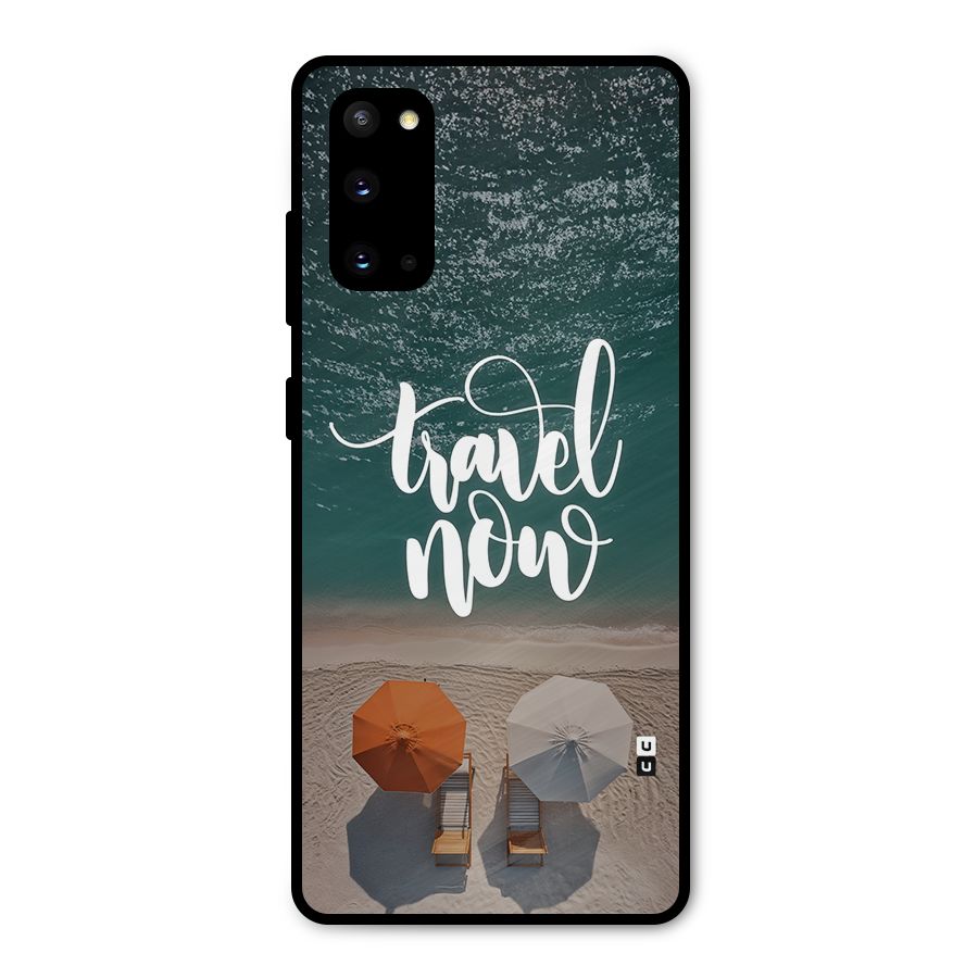 Travel Now Metal Back Case for Galaxy S20