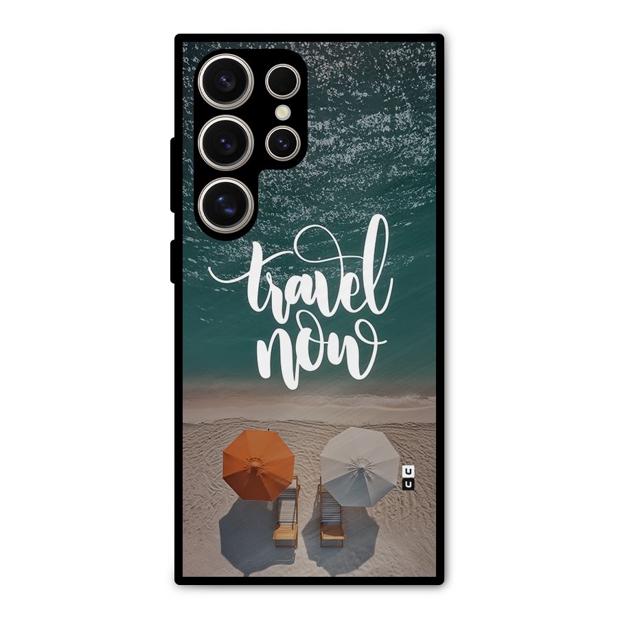 Travel Now Metal Back Case for Galaxy S24 Ultra