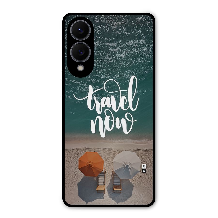 Travel Now Metal Back Case for Galaxy S25 Edge